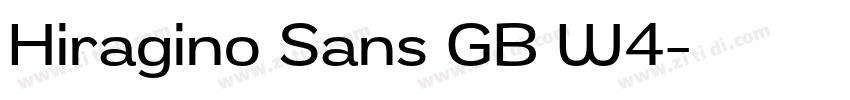 Hiragino Sans GB W4字体转换 Hiragino Sans GB W4字体转换
